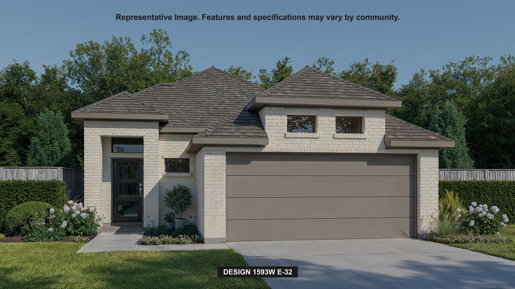 1593W House Plan in Candela 40, Houston, Texas | Available to Build
